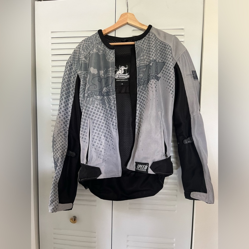 Speed and Strength motorcycle jacket for men.
